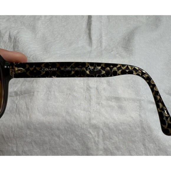 COACH DARK TORTOISE 550713 HC8232 L1010 SUNGLASSES 56-17-140; FRAMES‎ ONLY - Picture 5 of 8